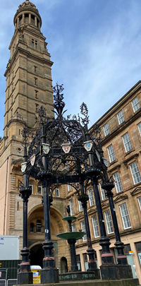 Lyle Fountain in Cathcart Square, Greenock.